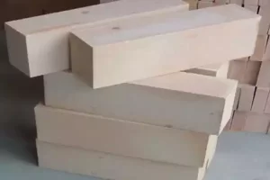 Zircon refractory bricks for glass kiln