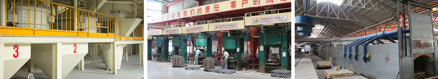 Refractory product production