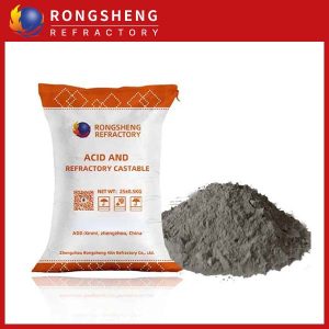 Lightweight acid resistant castable