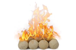 High temperature fire ball production process