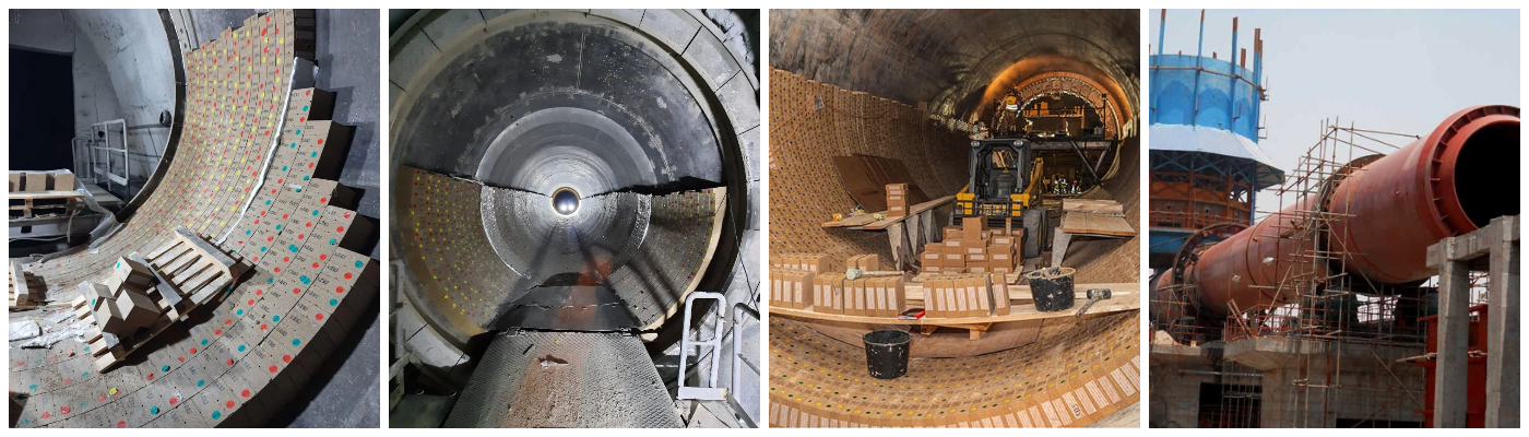 Cement kiln construction