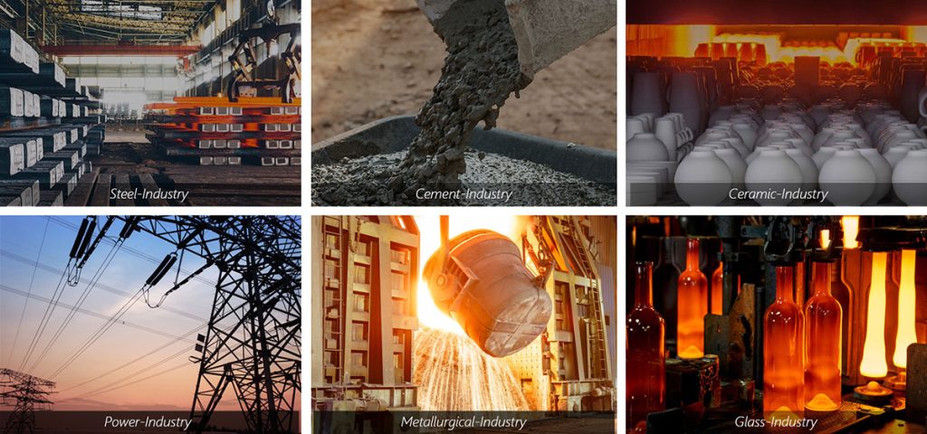 Industrie des applications réfractaires