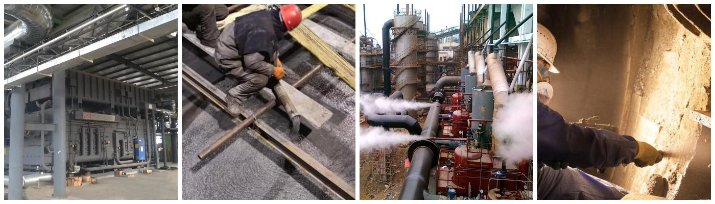 power industry refractory construction